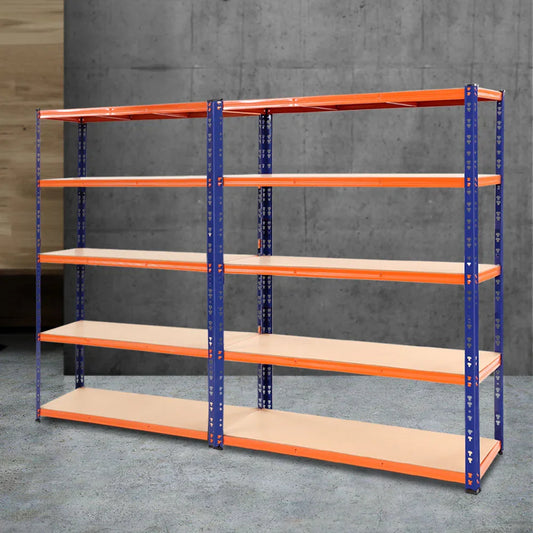 Giantz 2.4Mx1.8M Garage Shelving Warehouse Pallet Racking Storage Blue - Flea Market