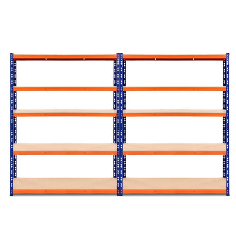Giantz 2.4Mx1.8M Garage Shelving Warehouse Pallet Racking Storage Blue - Flea Market