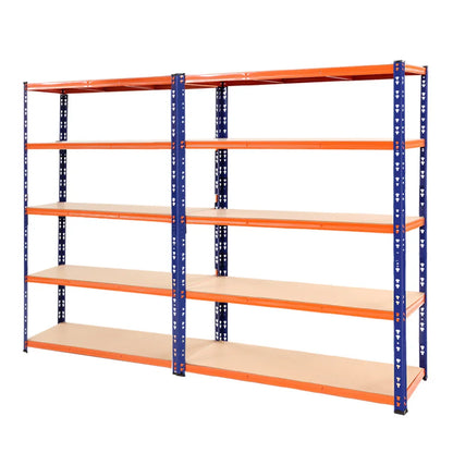 Giantz 2.4Mx1.8M Garage Shelving Warehouse Pallet Racking Storage Blue - Flea Market