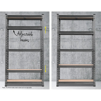 Giantz 2x1.5M Garage Shelving Warehouse Storage Racking Storage Steel - Flea Market