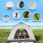 Weisshorn Camping Tent Instant Pop Up 2 Person Outdoor Hiking Beige