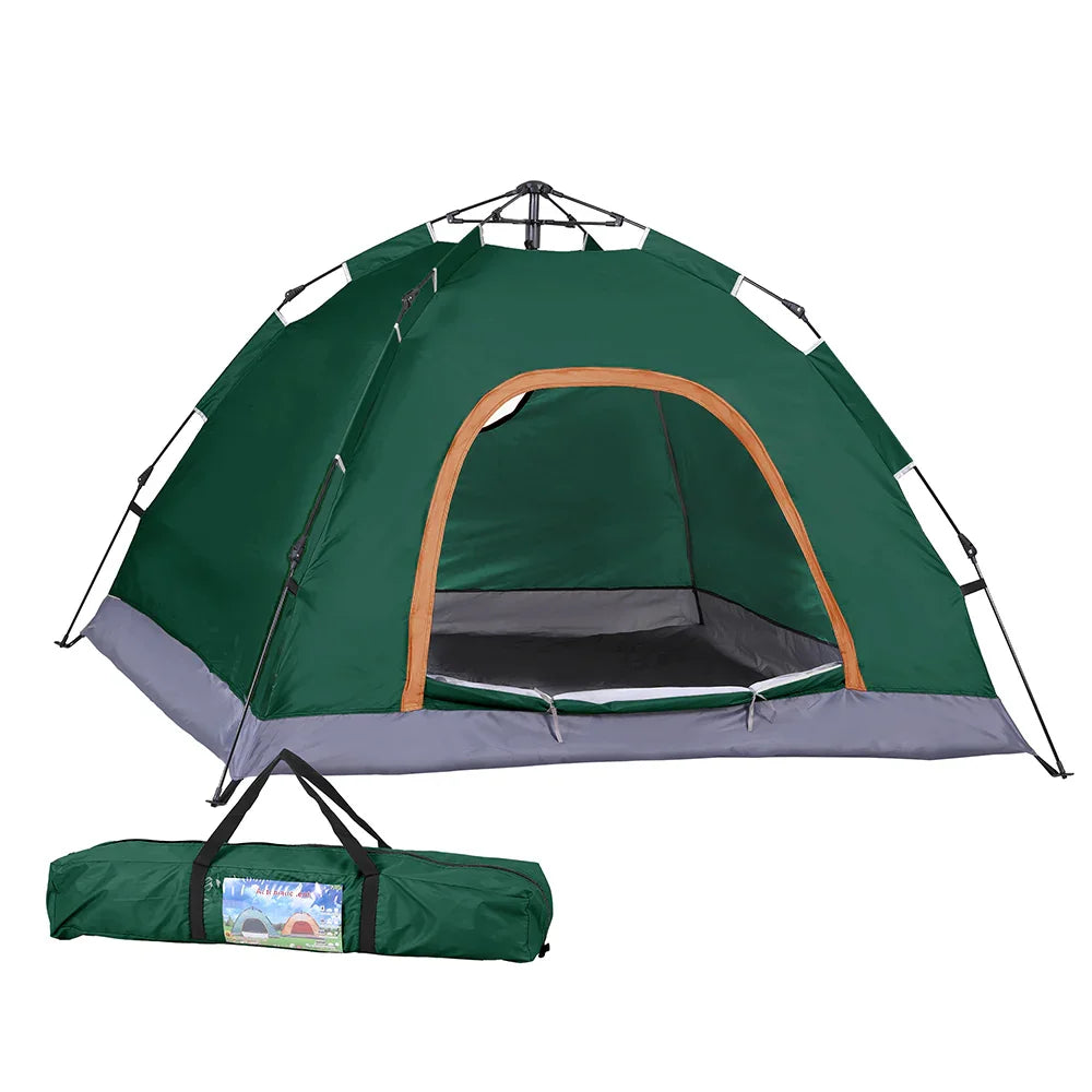 Weisshorn Camping Tent Instant Pop Up 2 Person Outdoor Hiking Green