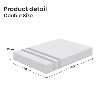 BedStory Double Memory Foam Mattress 25cm