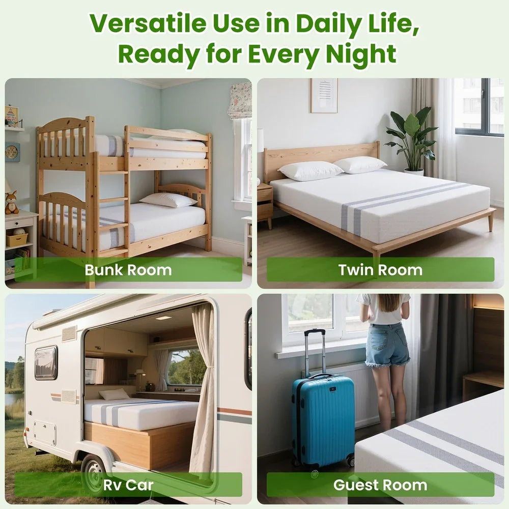 BedStory Double Memory Foam Mattress 25cm