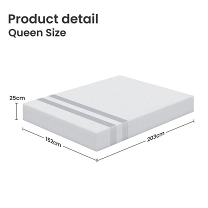 BedStory Queen Memory Foam Mattress 25cm