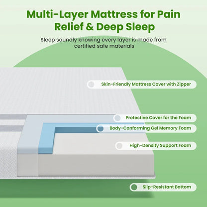 BedStory Single Memory Foam Mattress 25cm