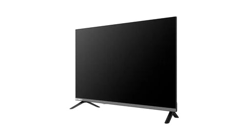 Flat screen LED TV with slim bezels on stand, featured at Flea Market online bargain store